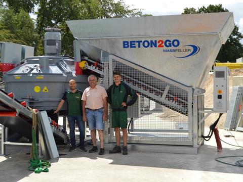 Beton2Go an unserer neuen Betontankstelle