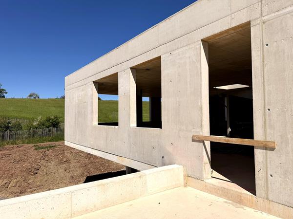 Gros œuvre en béton pour une résidence au Luxembourg