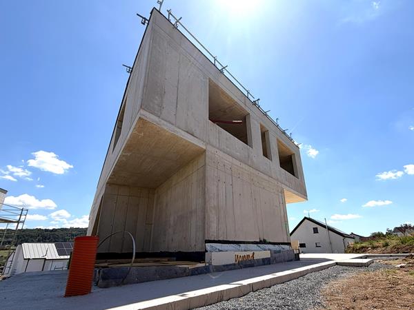 Gros œuvre en béton pour une résidence au Luxembourg